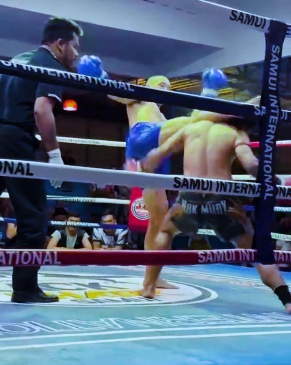 Michael Huynh Wins Muay Thai Debut in Thailand!